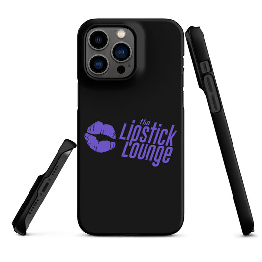Lipstick Lounge Purple Logo Phone Case for iPhone