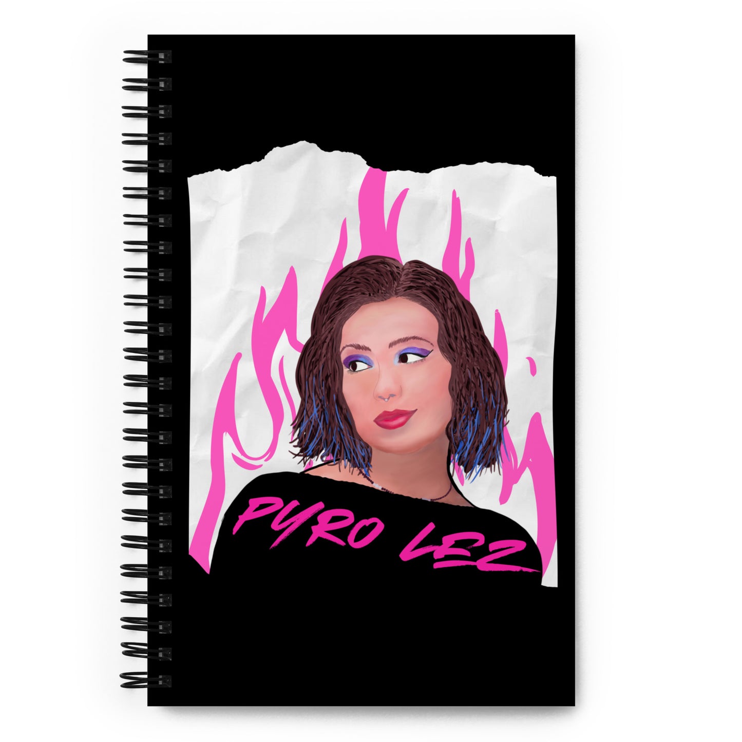 Janis: Pyro Lez Spiral Notebook
