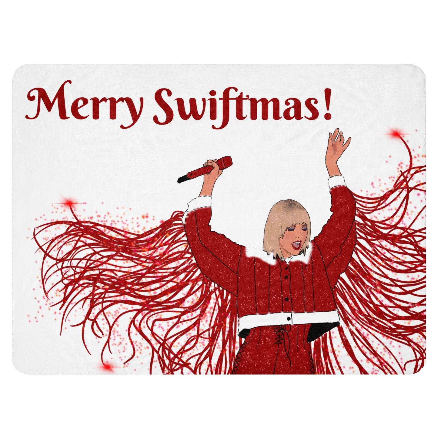 Merry SWIFTmas Sherpa Blanket
