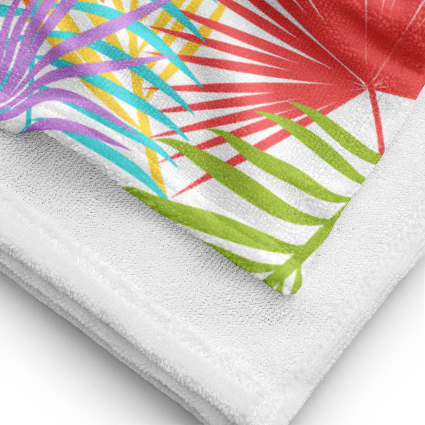 Rainbow Palm Beach Towel