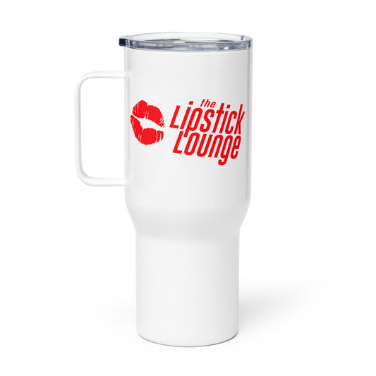 Lipstick Lounge Red Logo Travel Mug