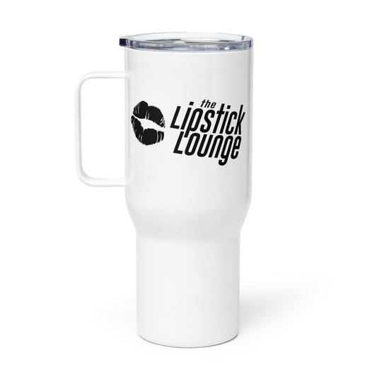 Lipstick Lounge Black Logo Travel Mug