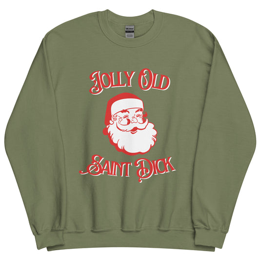 Jolly Old Saint Dick Unisex Sweatshirt