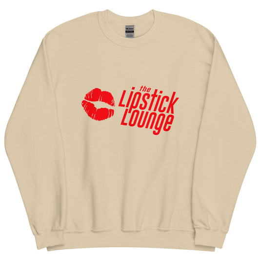Lipstick Lounge Red Logo Unisex Sweatshirt