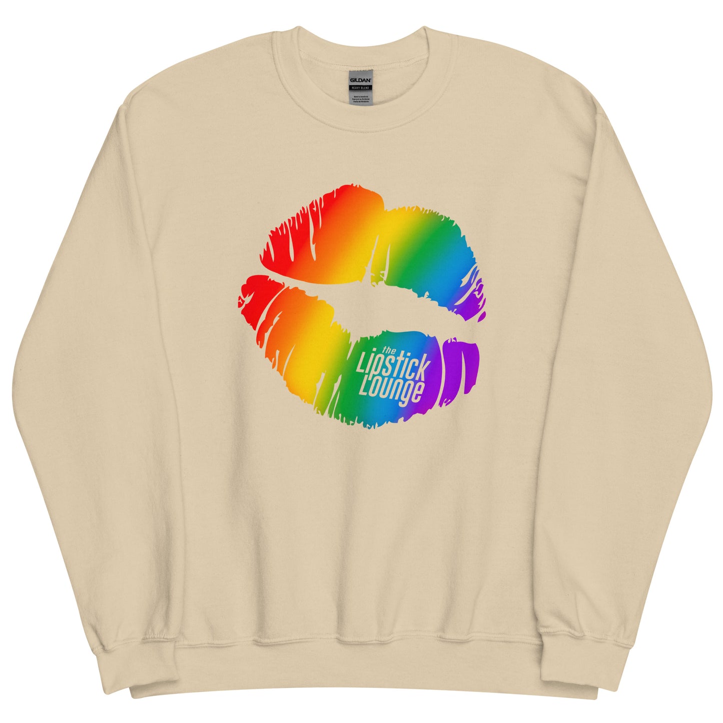 Lipstick Lounge Rainbow Logo Unisex Sweatshirt