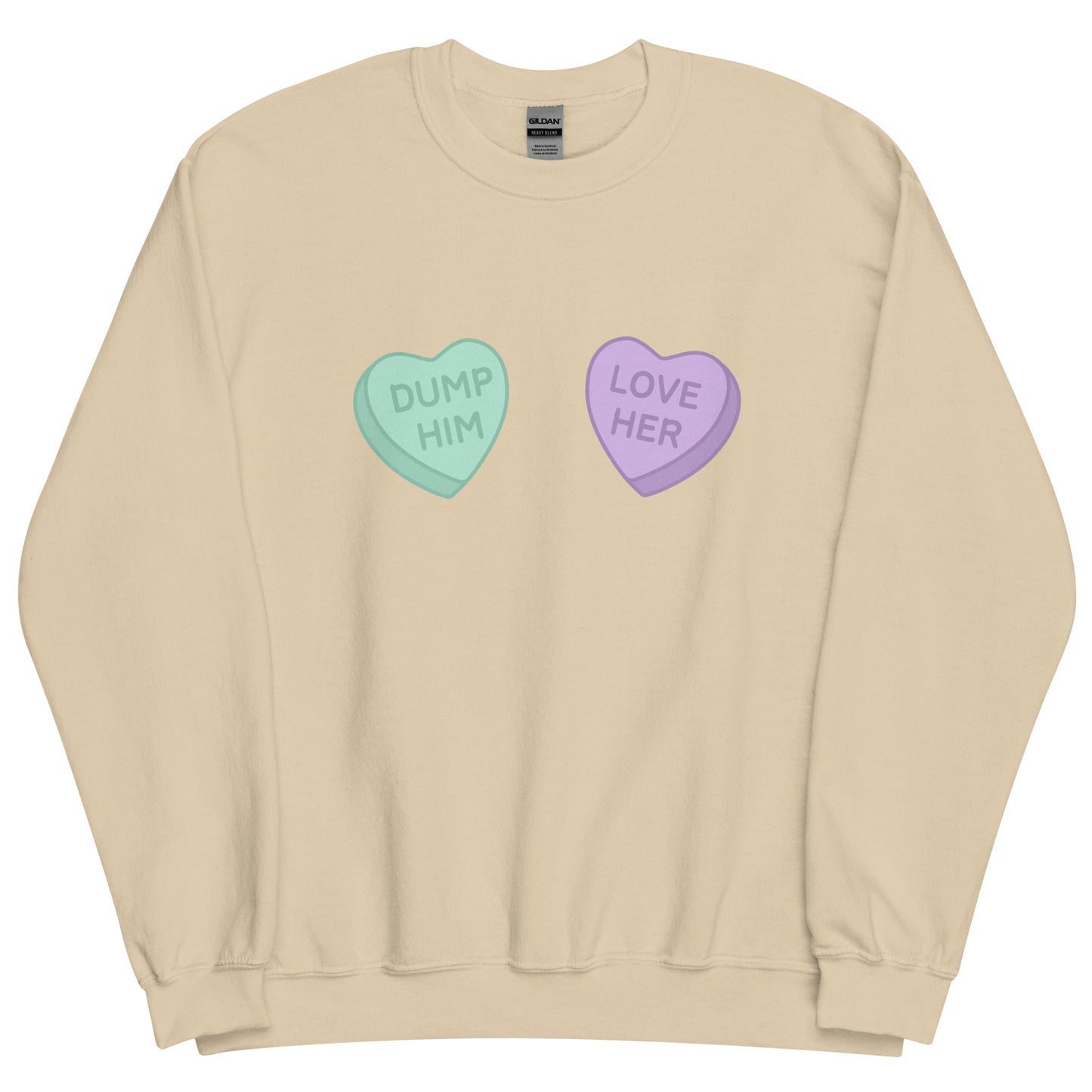 Candy Heart Boobs Unisex Sweatshirt