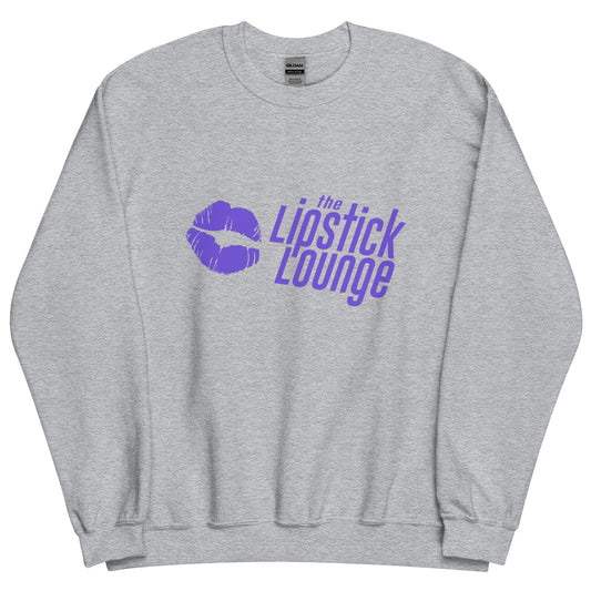 Lipstick Lounge Purple Logo Unisex Sweatshirt