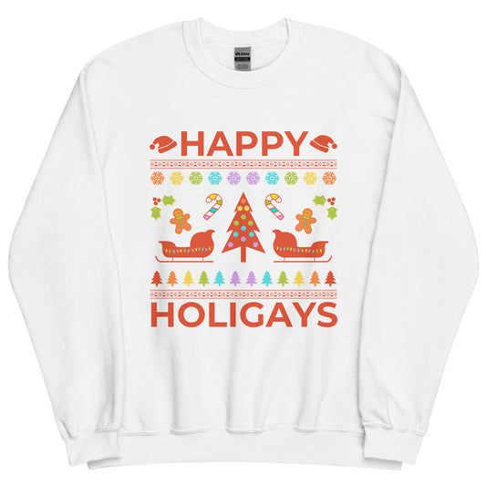 Happy HoliGAYS Unisex Sweatshirt