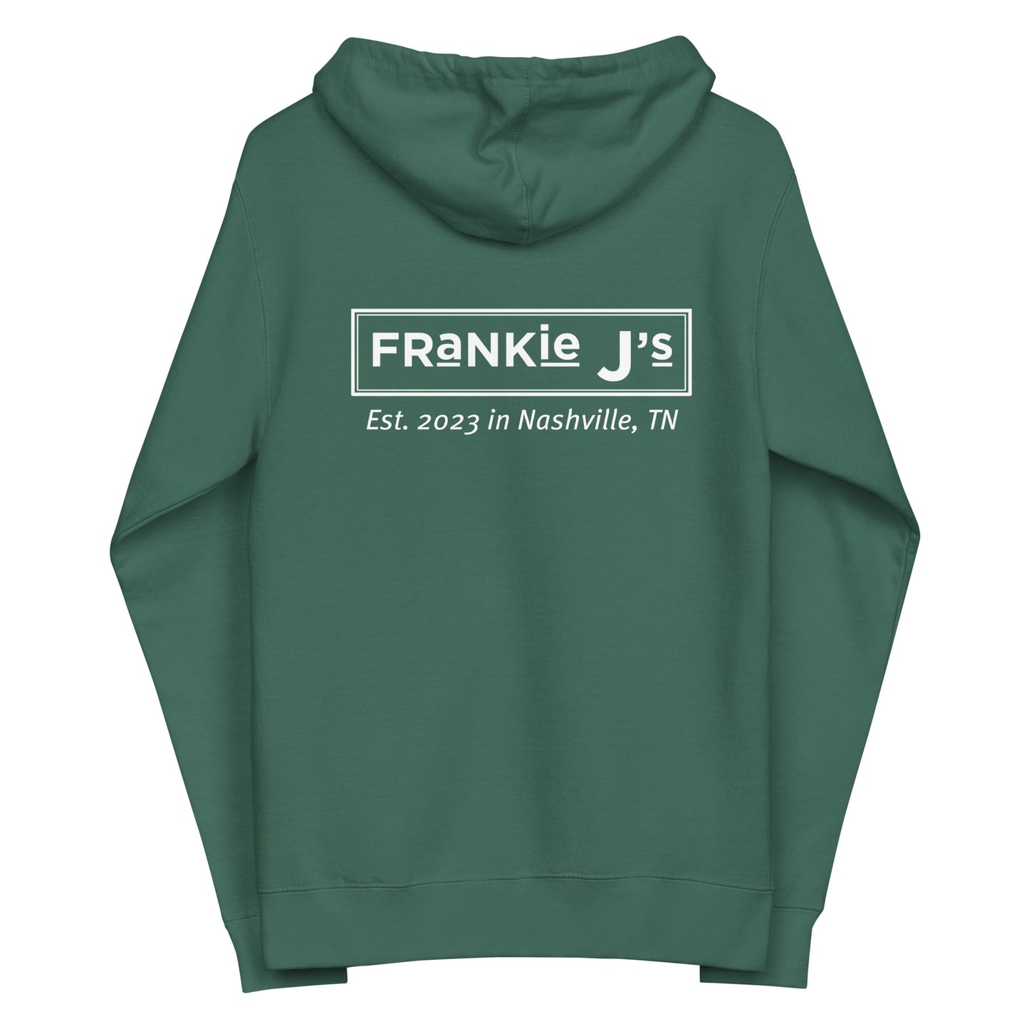 Frankie J’s Unisex Zip Up Hoodie