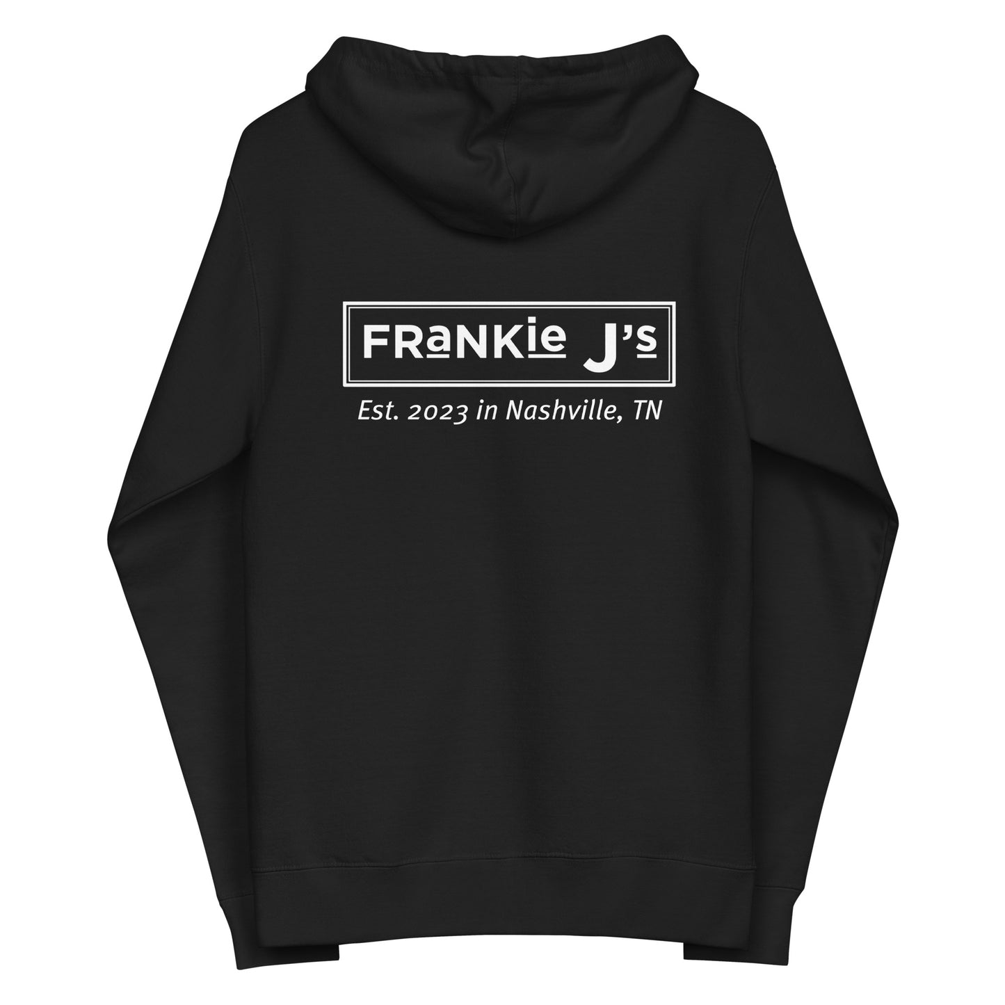 Frankie J’s Unisex Zip Up Hoodie