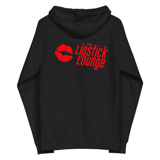 Lipstick Lounge Red Logo Unisex Zip Up Hoodie