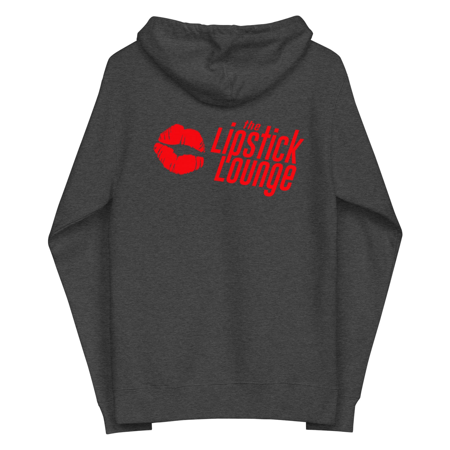 Lipstick Lounge Red Logo Unisex Zip Up Hoodie