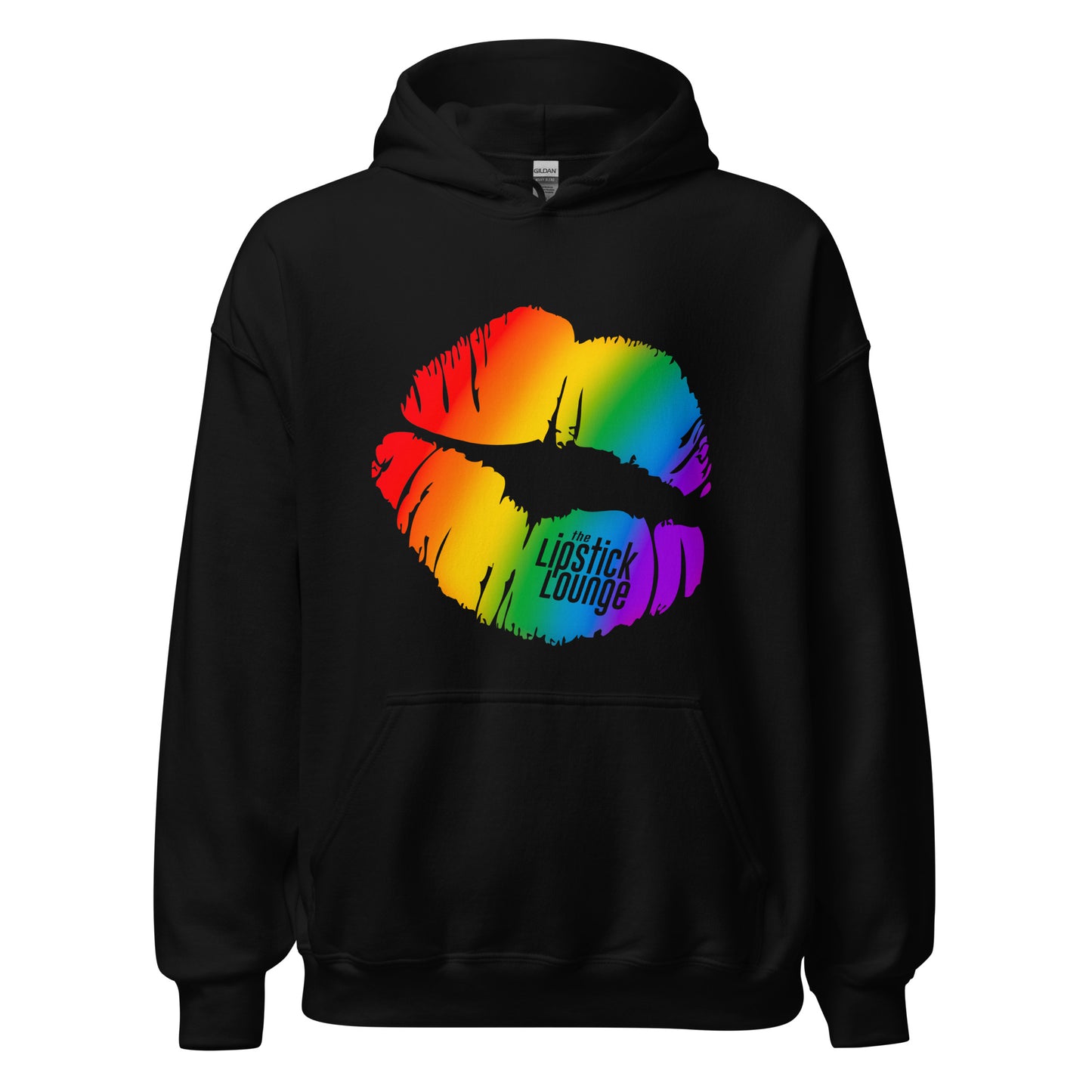 Lipstick Lounge Rainbow Logo Unisex Hoodie