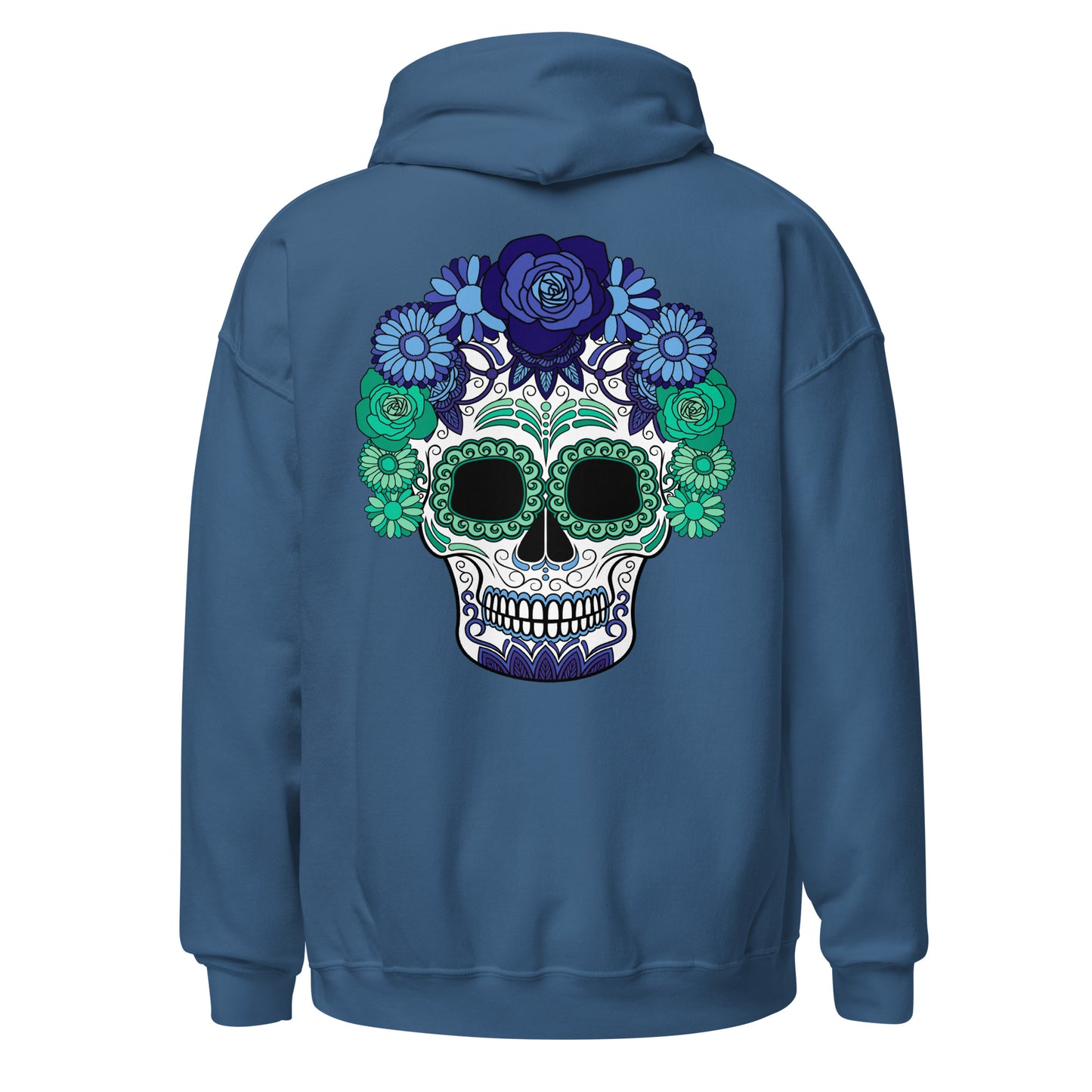 Gay Men Day of the Dead Mask Hoodie Sweatshirt