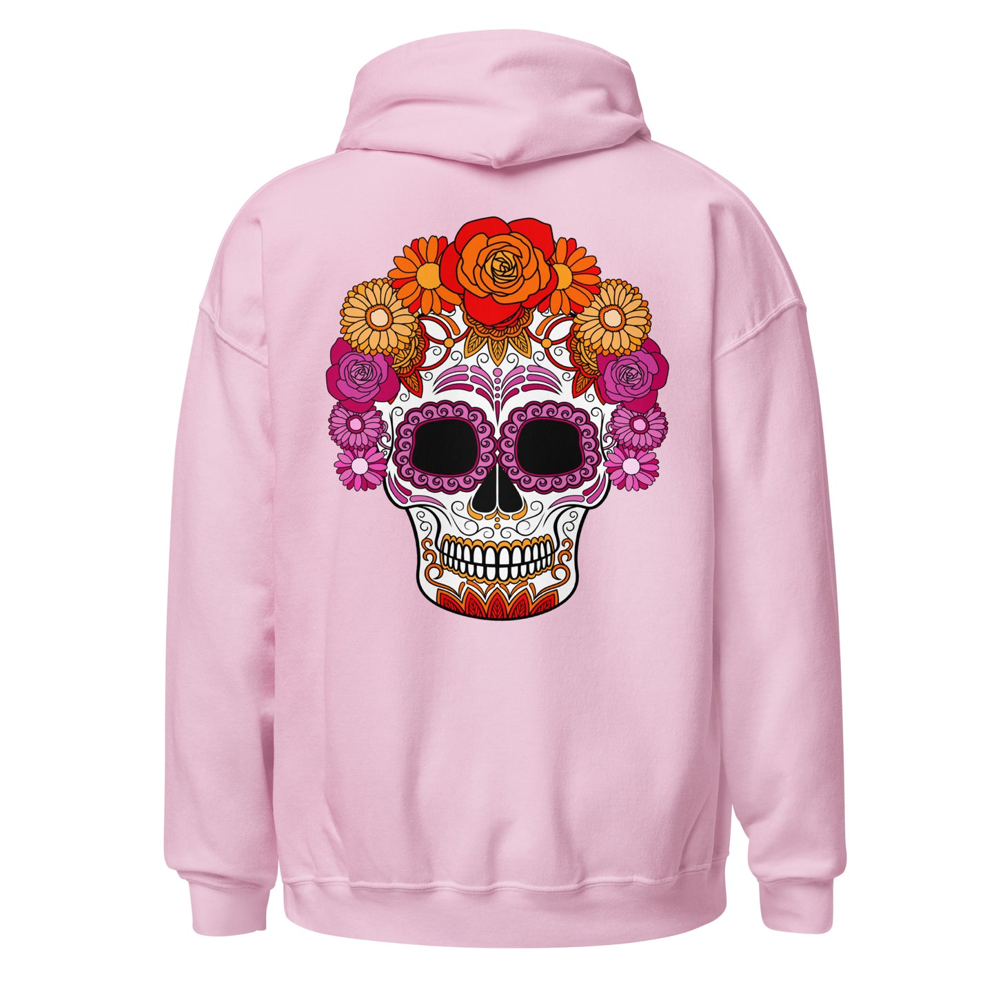 Lesbian Day of the Dead Mask Hoodie Sweatshirt