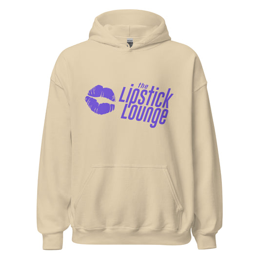 Lipstick Lounge Purple Logo Unisex Hoodie