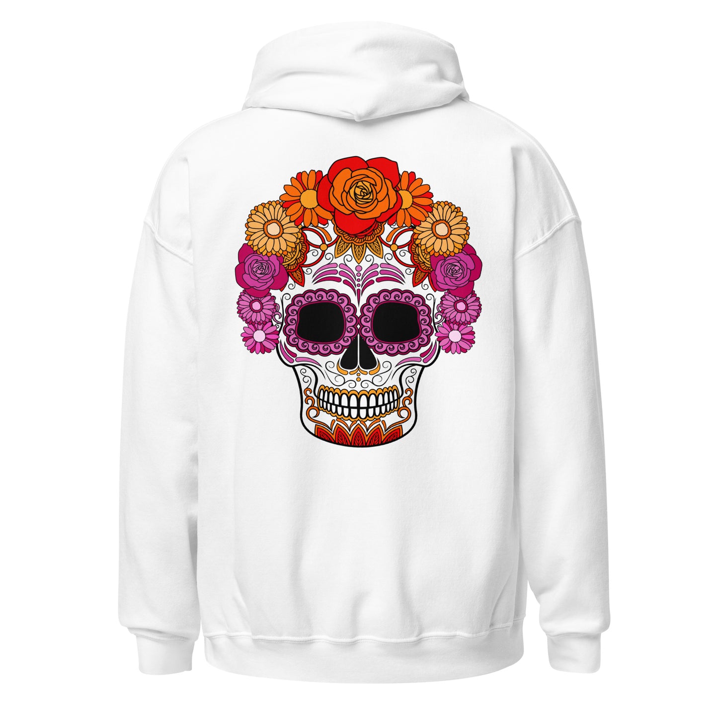 Lesbian Day of the Dead Mask Hoodie Sweatshirt