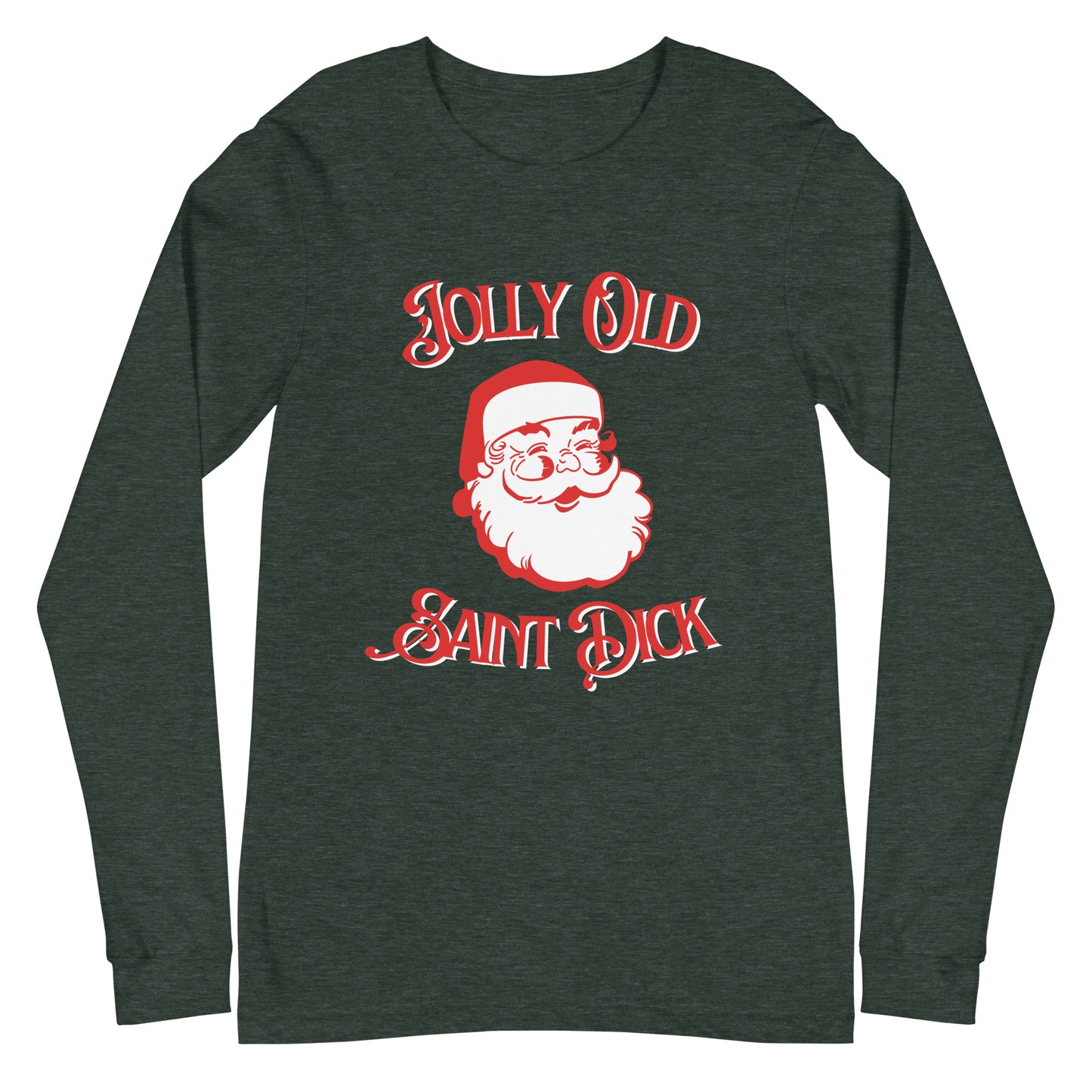 Jolly Old Saint Dick Unisex Long Sleeve Tee