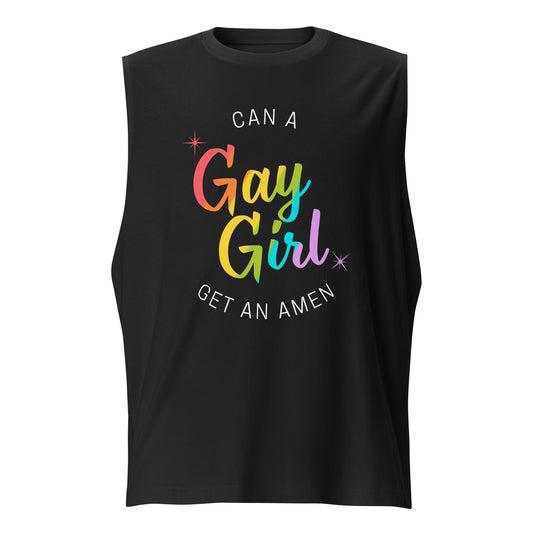 Can A Gay Girl Get An Amen Muscle Shirt