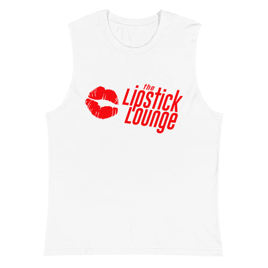 Lipstick Lounge Red Logo Muscle Shirt