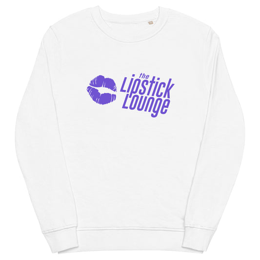 Lipstick Lounge Purple Logo Medium Weight Sweatshirt