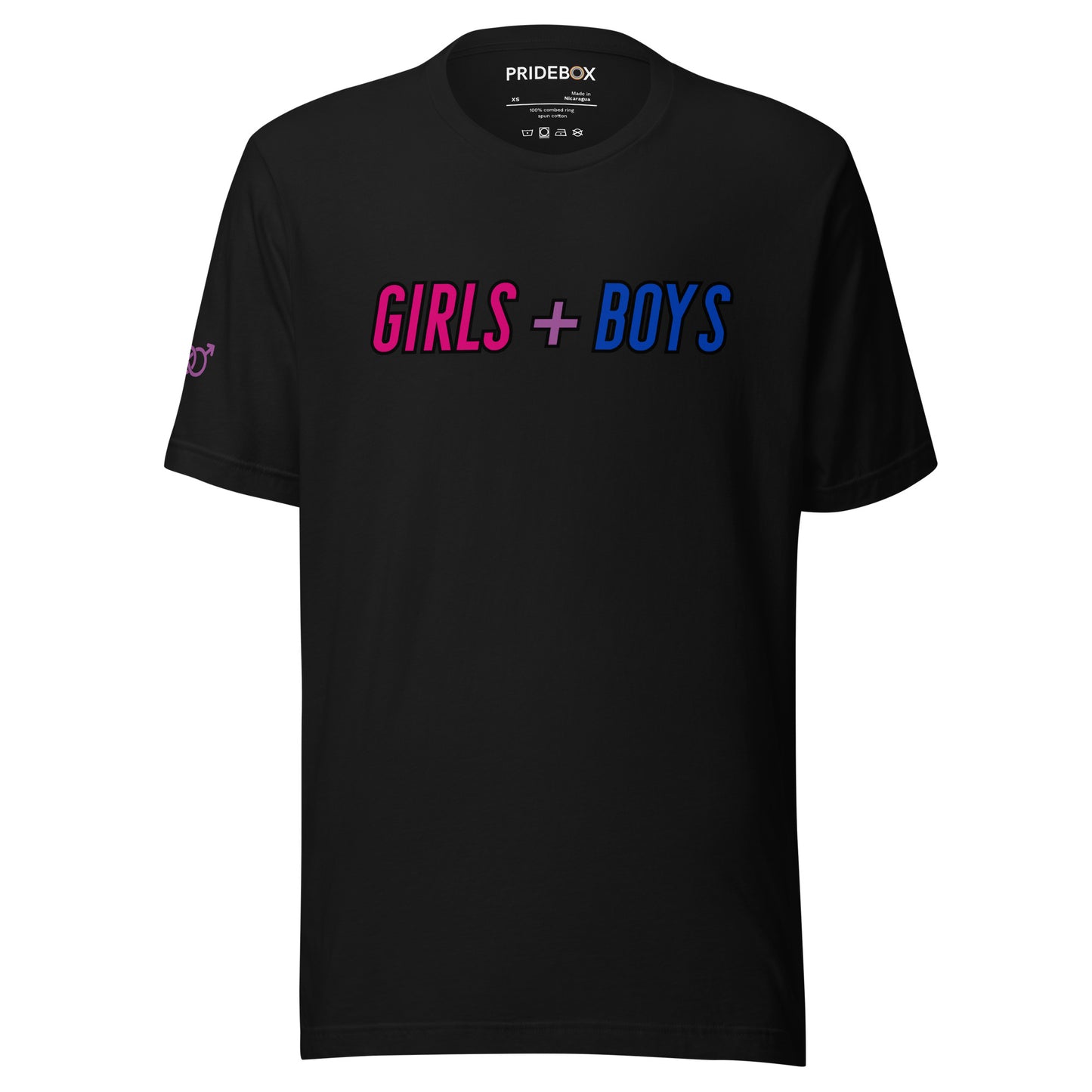 Bisexual Pride Girls and Boys Unisex t-shirt