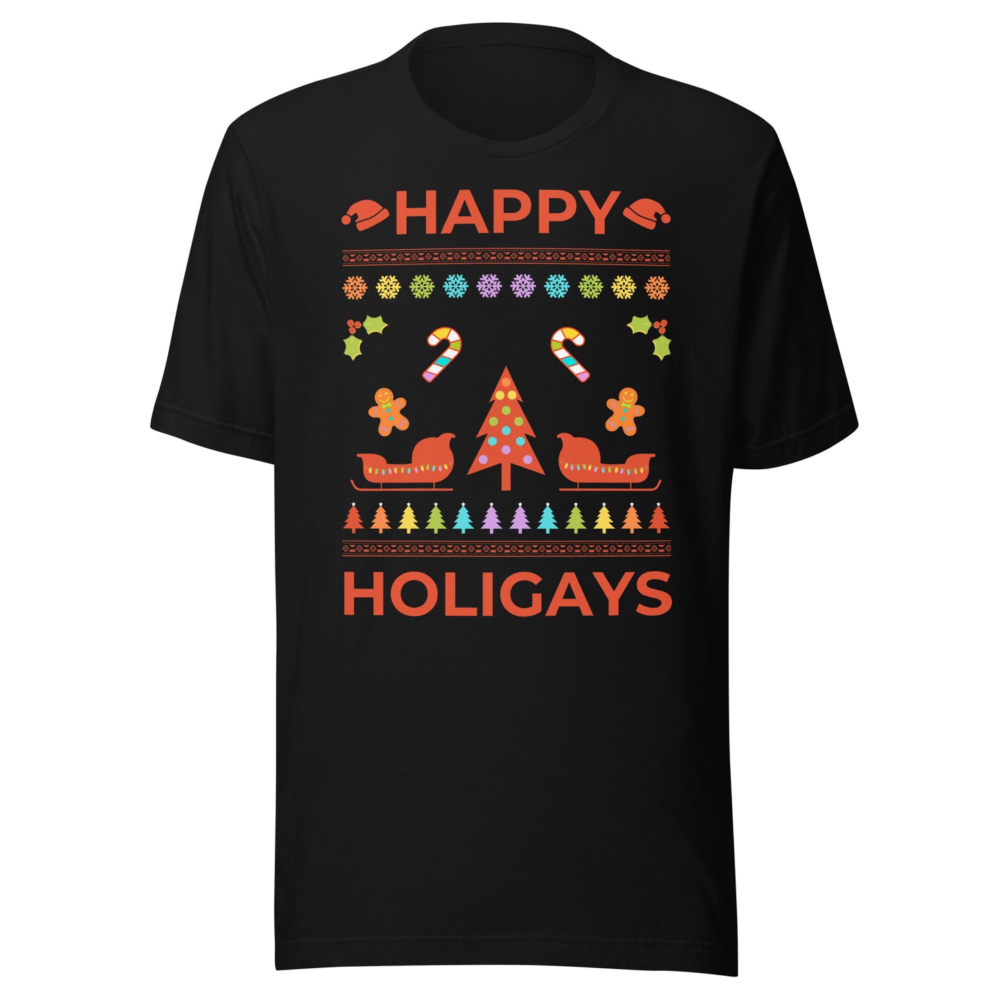 Happy Holigays Unisex T-shirt
