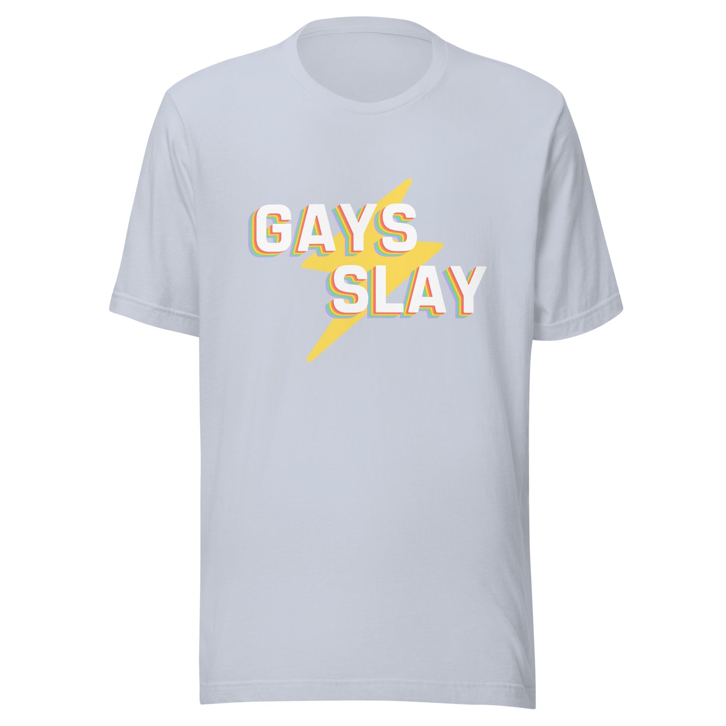 Gays Slay Lightning Unisex t-shirt