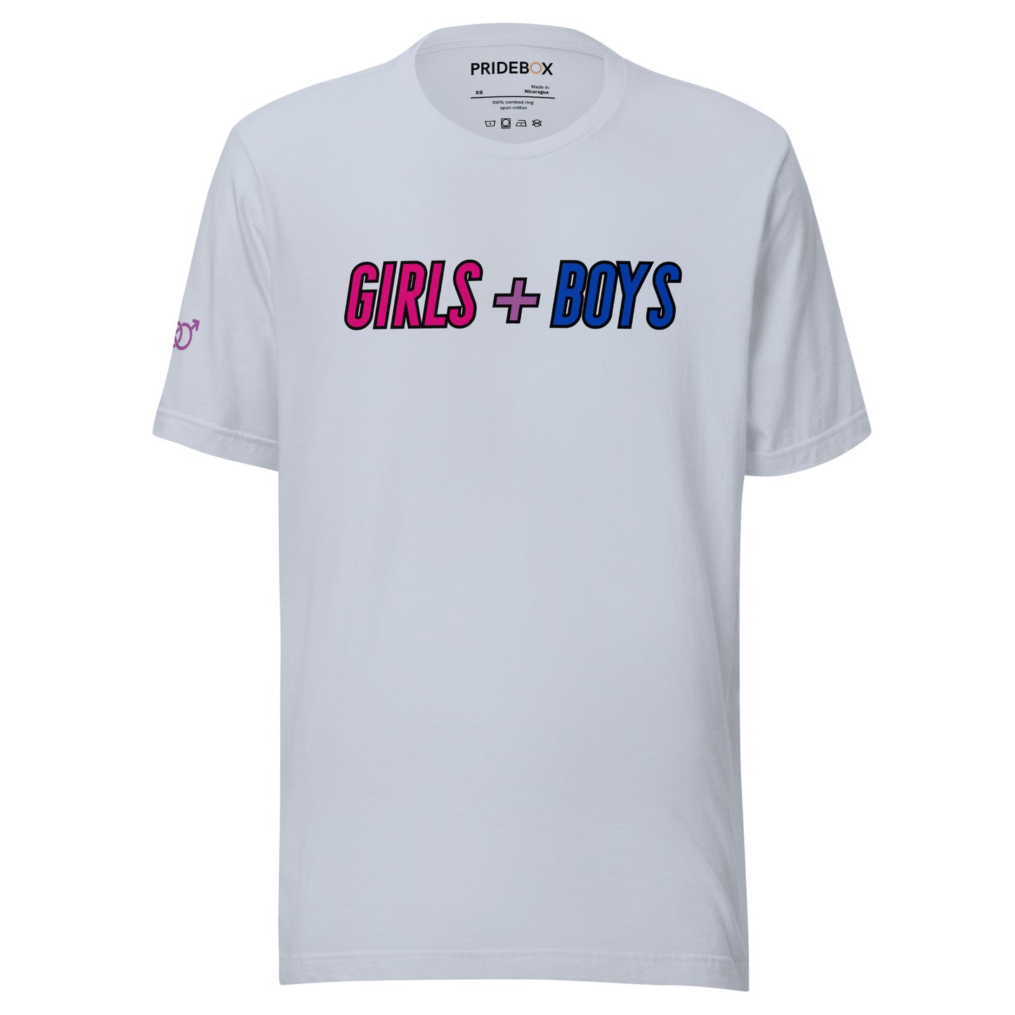 Bisexual Pride Girls and Boys Unisex t-shirt