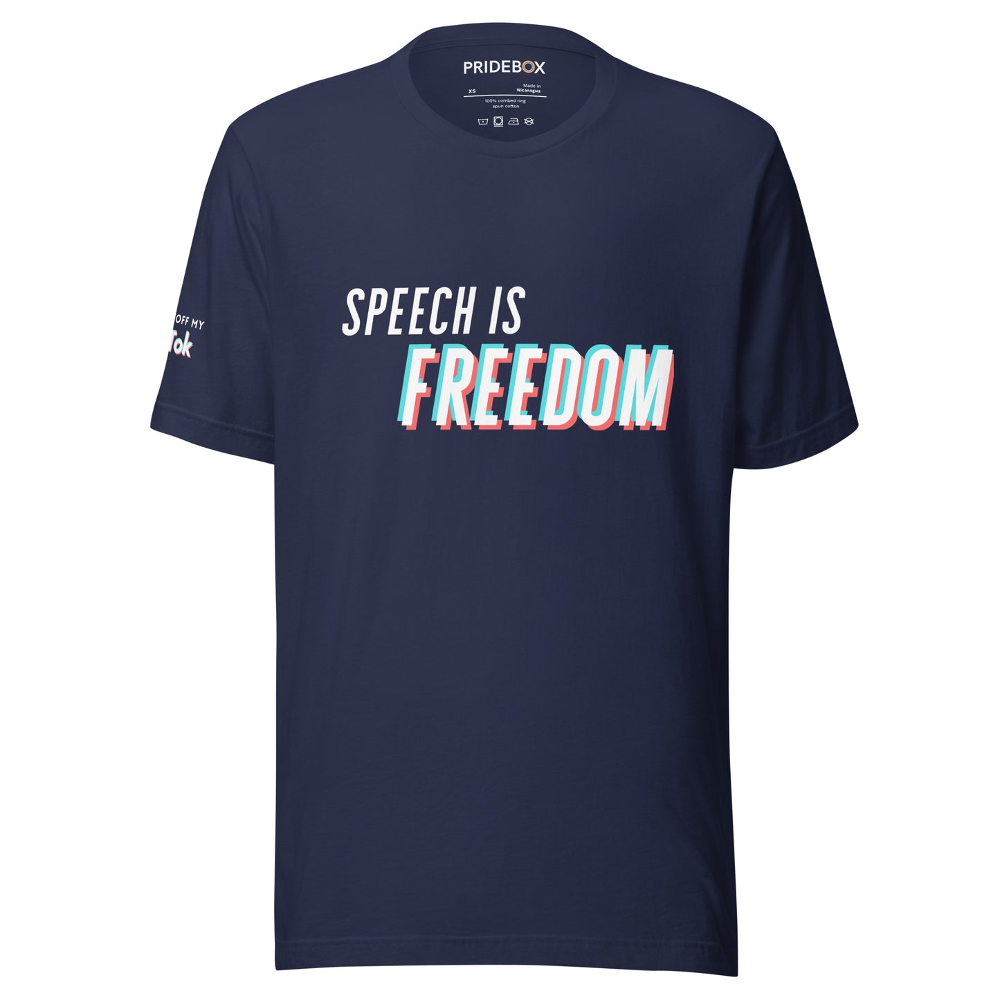 Hands Off My TikTok - Speech is Freedom Unisex t-shirt