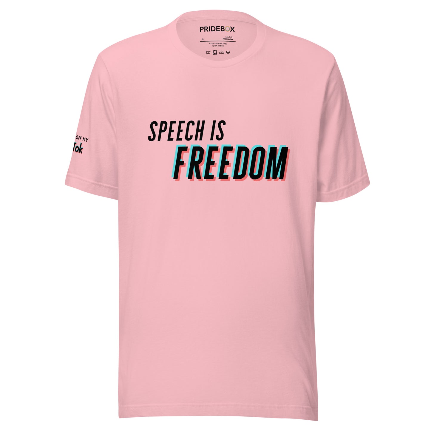 Hands Off My TikTok - Speech is Freedom Unisex t-shirt