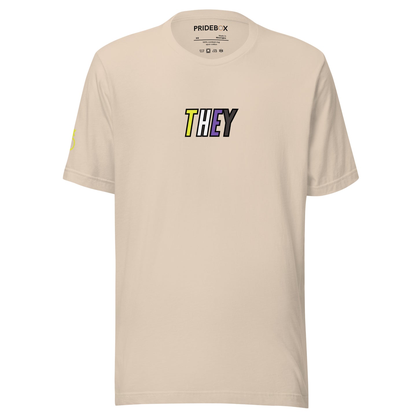 NonBinary Pride They Unisex t-shirt