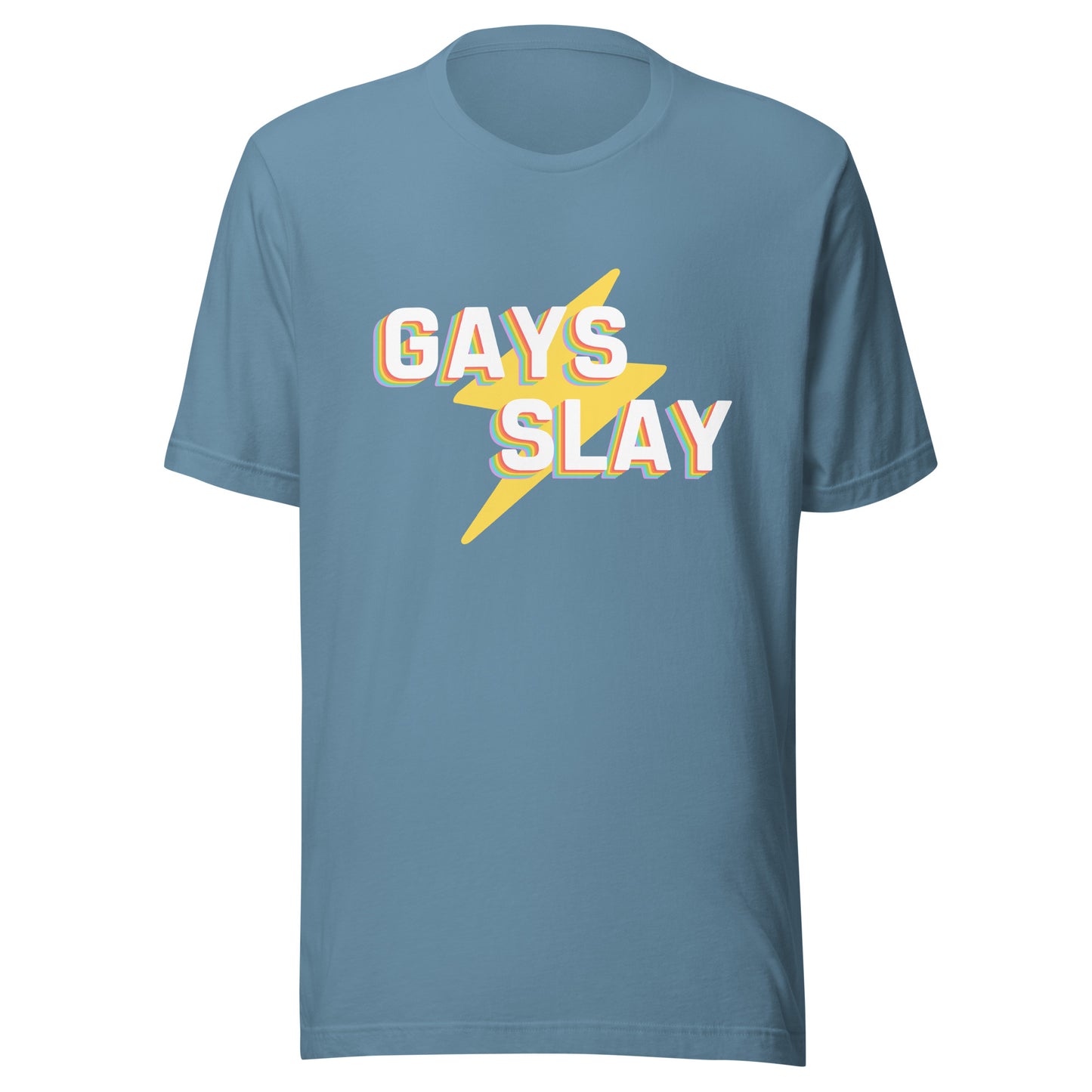 Gays Slay Lightning Unisex T-shirt