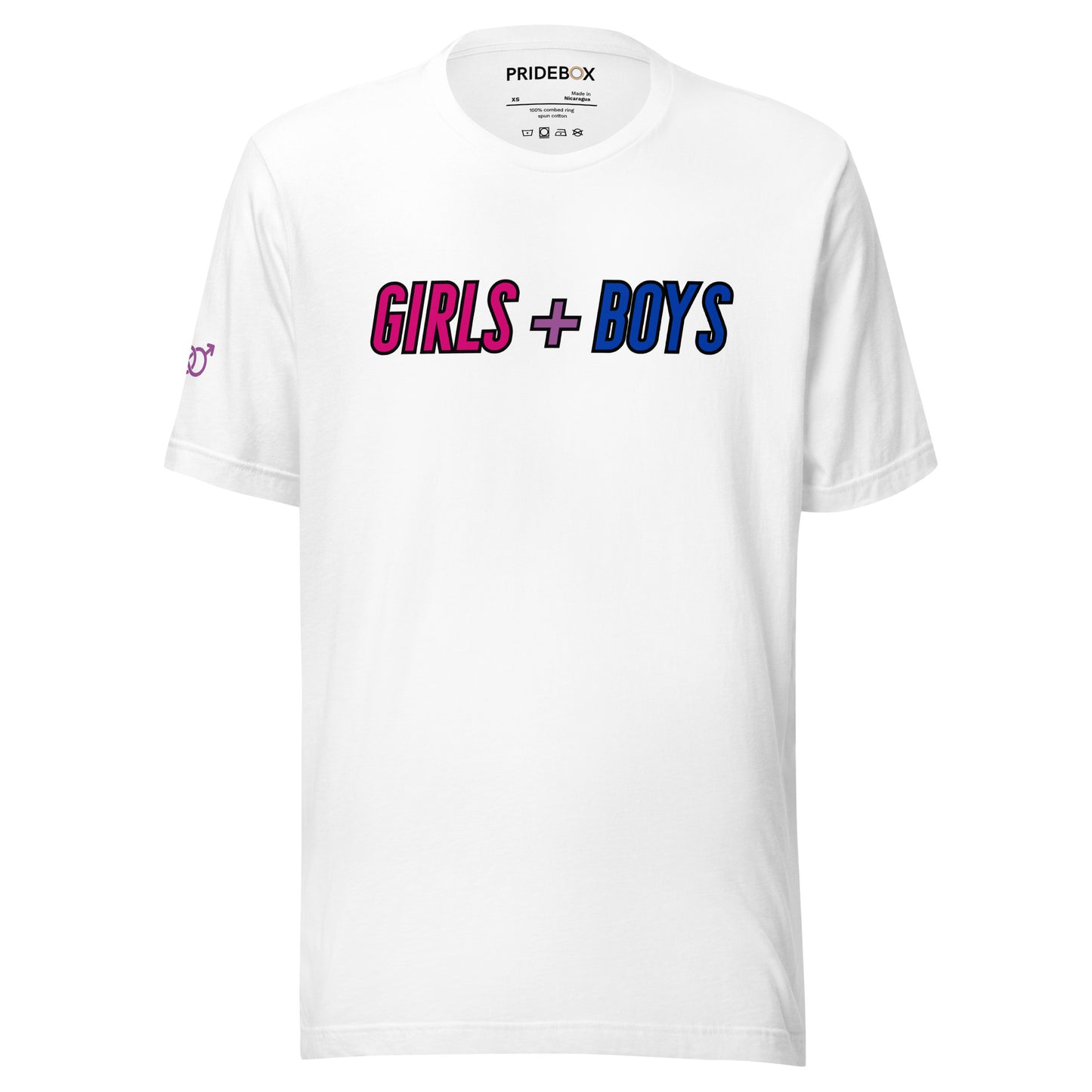 Bisexual Pride Girls and Boys Unisex t-shirt