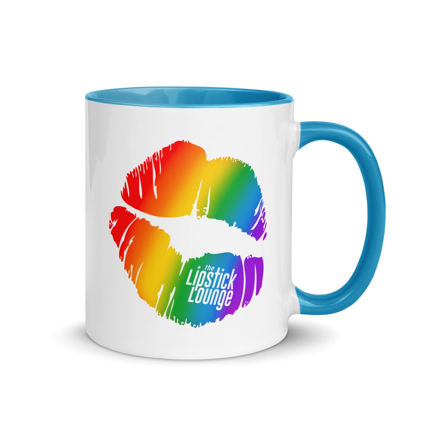 Lipstick Lounge Rainbow Logo Mug