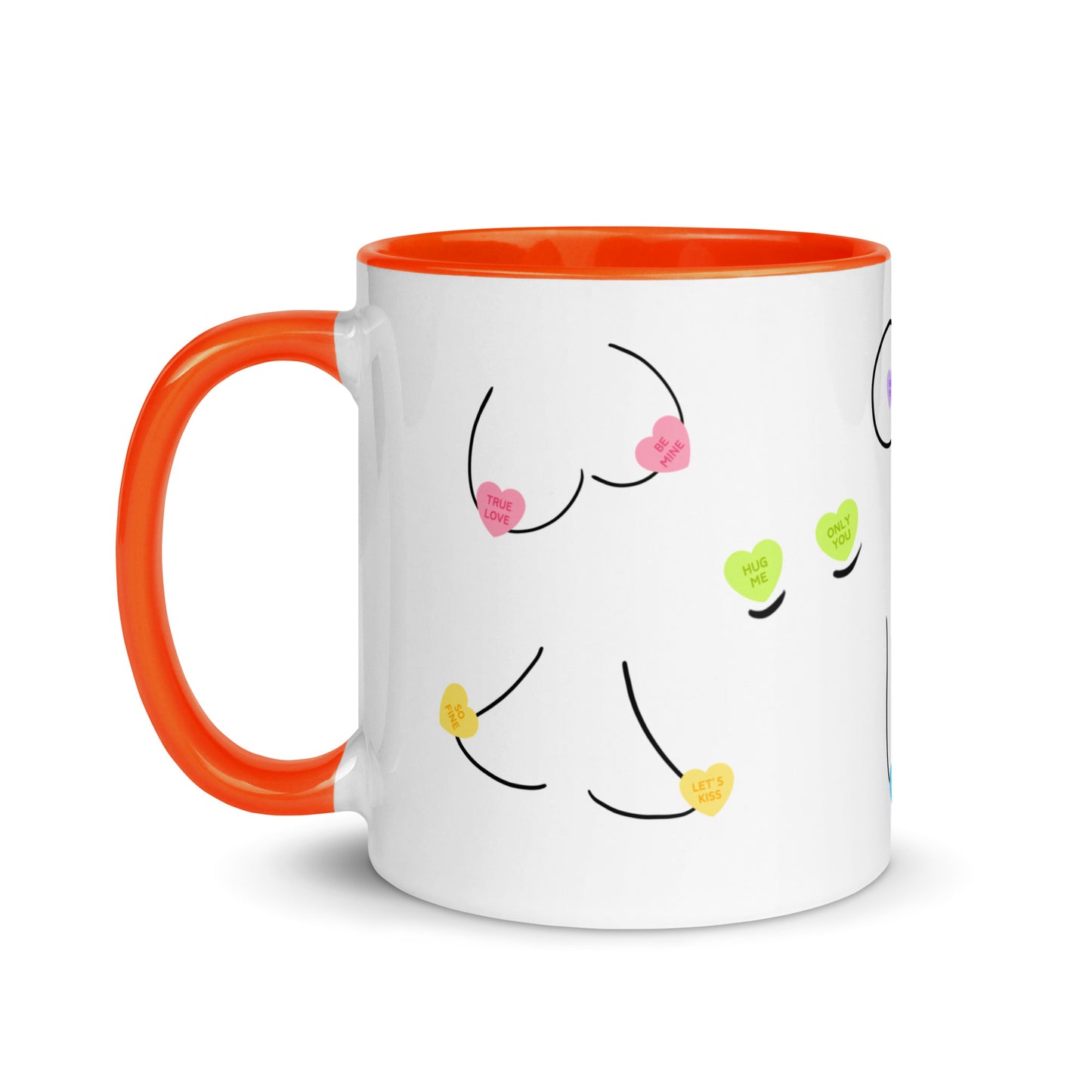 Candy Heart Boobies Mug