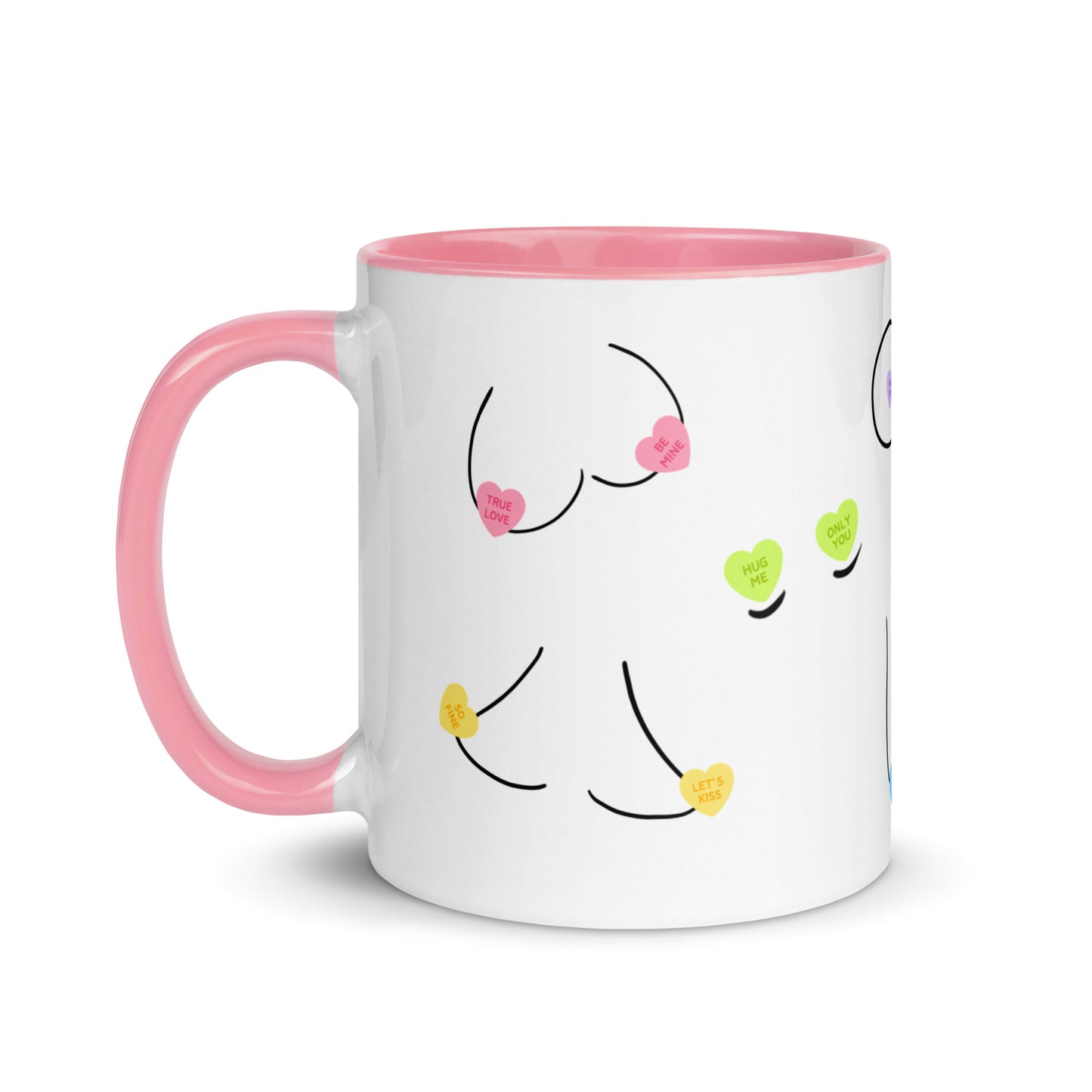 Candy Heart Boobies Mug