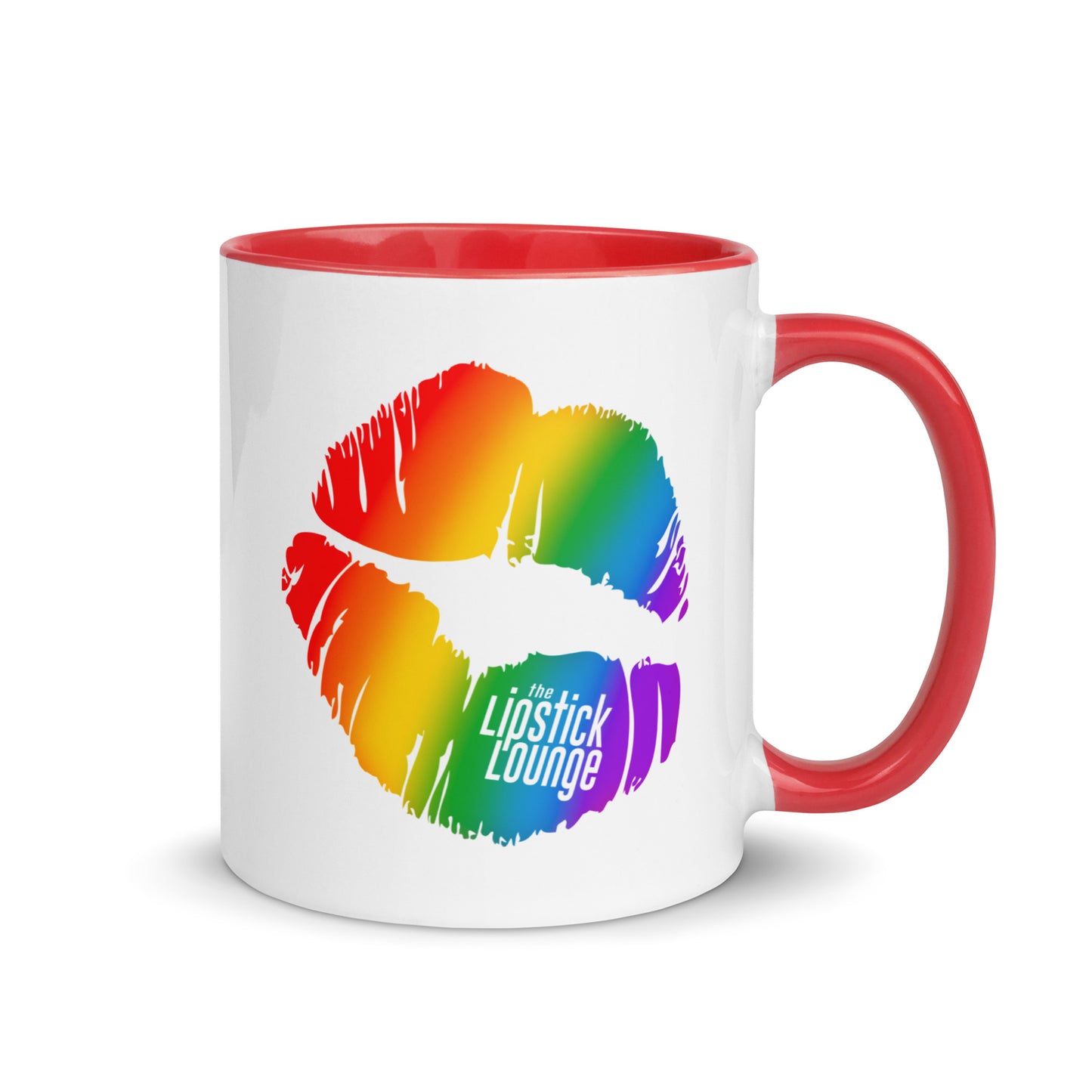 Lipstick Lounge Rainbow Logo Mug