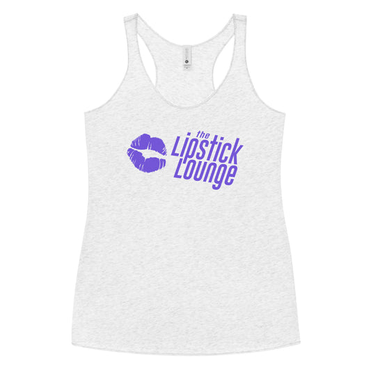 Lipstick Lounge Purple Logo Racerback Tank