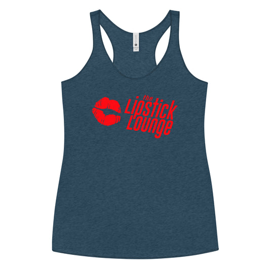 Lipstick Lounge Red Logo Racerback Tank