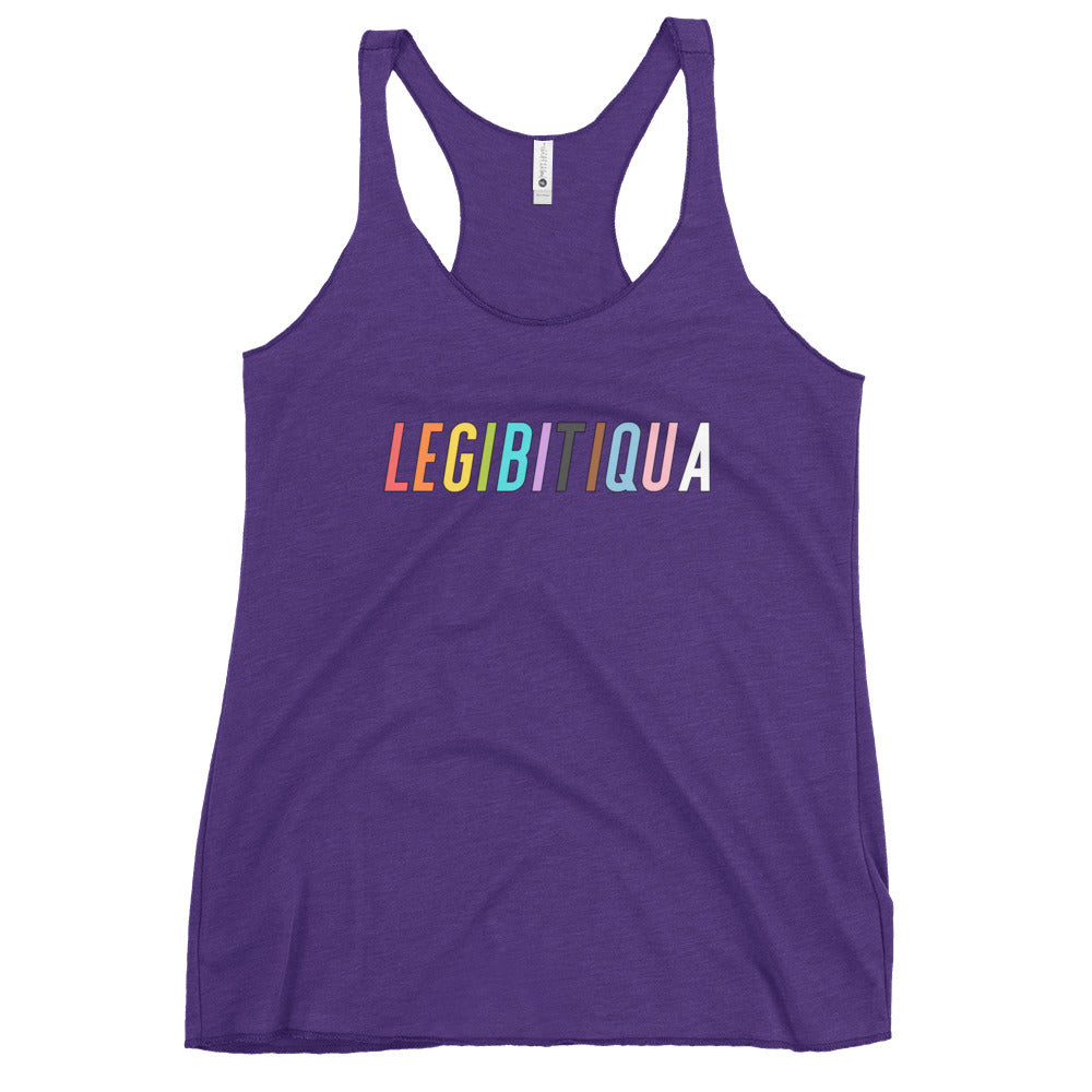 LGBT+ Legibitiqua Racerback Tank