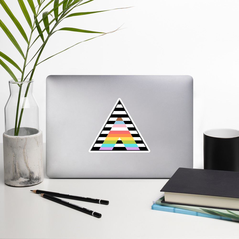 LGBTQ+ Ally Pride Progress Sticker