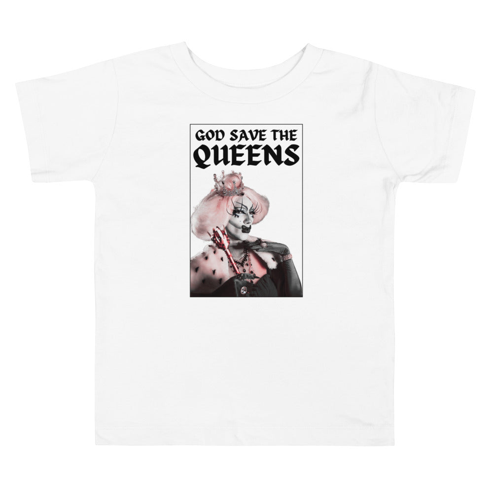 God Save the Queens Toddler Tee - Light Colors