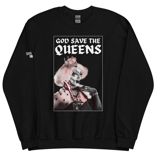 God Save the Queens Unisex Sweatshirt - Dark Colors