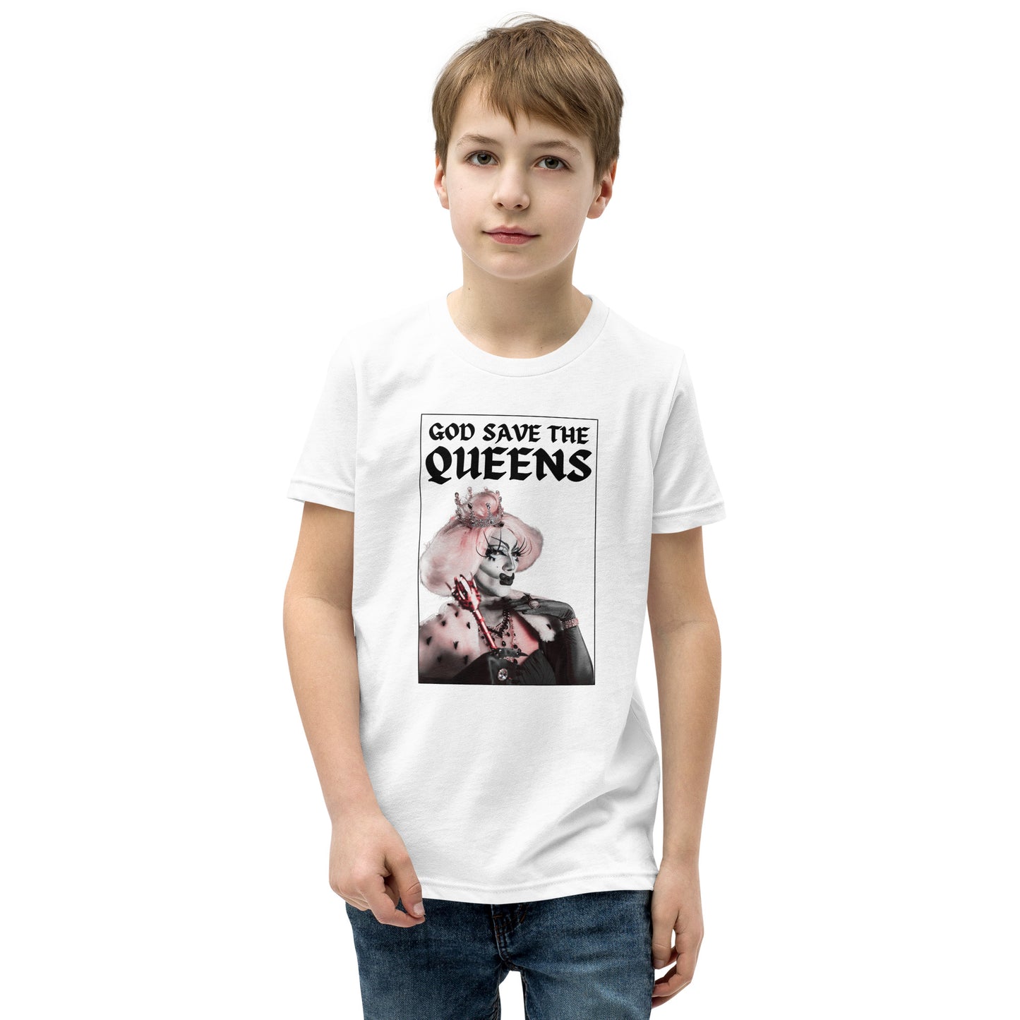 God Save the Queens Youth Tee - Light Colors